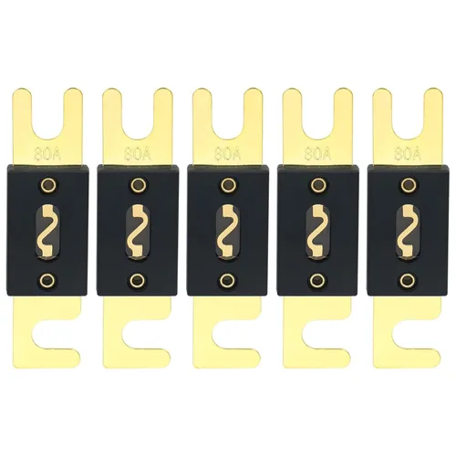 Miniatura 10 de Baomain Paquete de 2 fusibles ANL de 300 A a granel con terminales chapados en oro para audio de automóvil, amplificador, camión, barco, RV