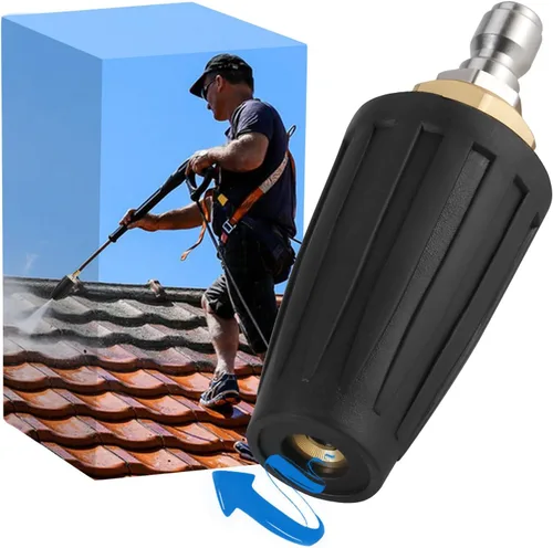 Puntas de lavadora a presión con boquilla turbo, núcleo de cerámica duradero, boquilla turbo de lavadora a presión giratoria de 360°, 4000 PSI con