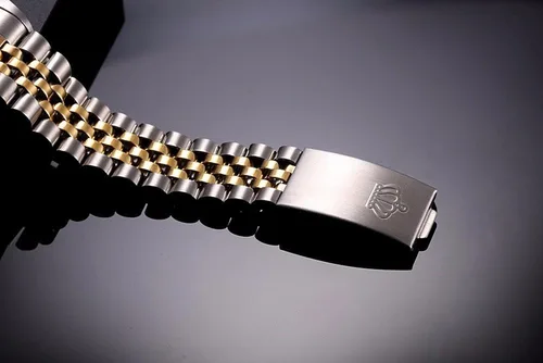 Miniatura 4 de Fanmis Reloj de pulsera de lujo para mujer, de cuarzo, de oro y dos tonos de acero inoxidable