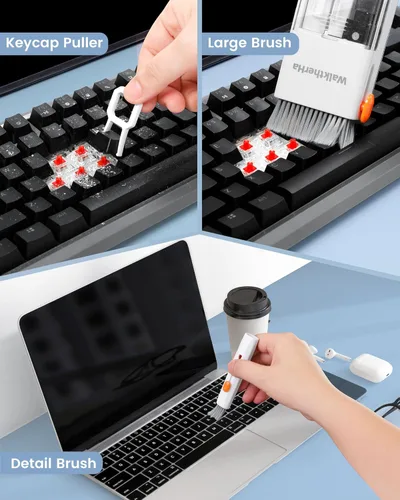 Miniatura 7 de Kit Limpiador para AirPod Pro 20 en 1 4 3 2 1 - Herramienta de Limpieza Multifunción para Auriculares, Teléfono, Laptop, Teclado, Pantalla - Punta