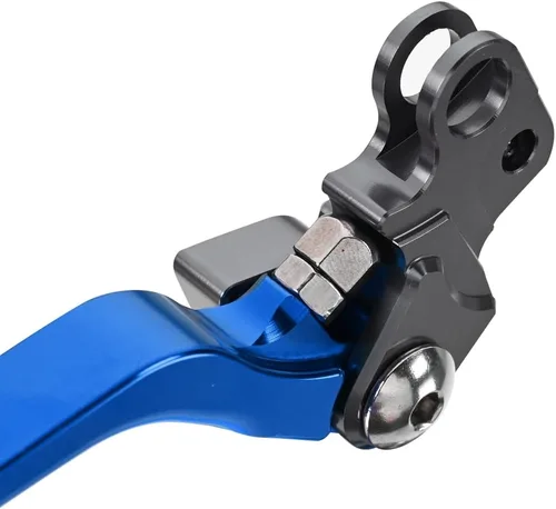 Miniatura 9 de 2 palancas de embrague azul, para moto de cross eléctrica de aluminio izquierda y derecha, ajustable, plegable, freno de mano, repuesto para Sur Ron