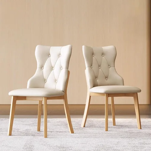 Miniatura 11 de Upholstered Dining Chairs Set, Modern Kitchen Dining Chairs Backrest Reading Office Desk Chair, for Living Room & Bedroom, Living Room, Home