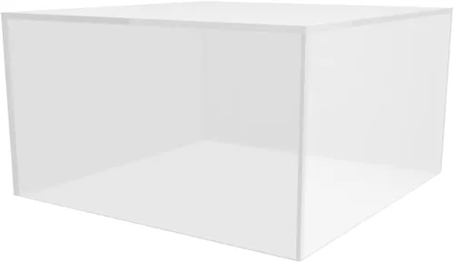 Miniatura 34 de Caja de exhibición de acrílico transparente de 8 x 8 x 12 pulgadas con un lado abierto, versátil contenedor de almacenamiento de productos Lucite