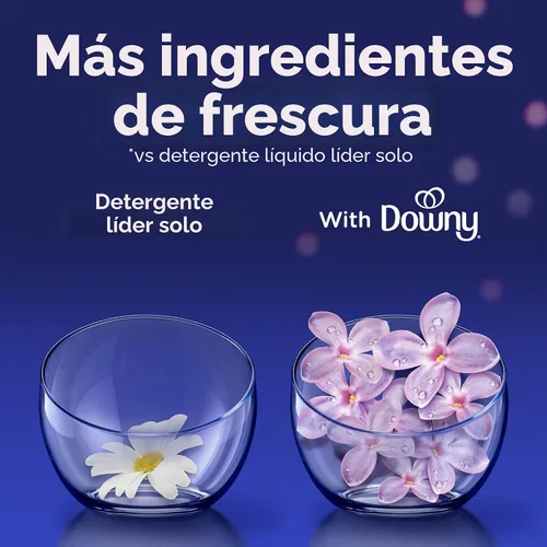Miniatura 2 de Downy Líquido suavizante de telas ultrasuave, calma, lavanda y vainilla, 26 onzas líquidas, 39 cargas