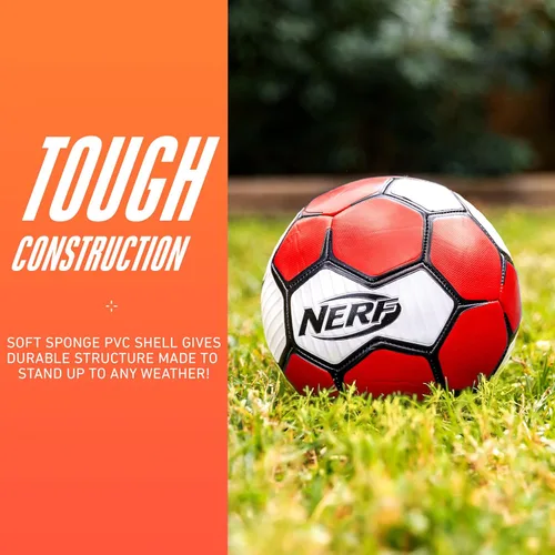 Miniatura 2 de Nerf Proshot Kids Soccer Ball - Size Indoor + Outdoor Youth Soccer Ball + Air Pump Set - Official Size Soft Cover for Boys + Girls - Pump +