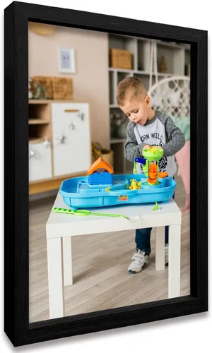 Miniatura 12 de Impresiones de lienzo personalizadas enmarcadas con tus fotos, impresión personalizada de foto a lienzo, regalos para parejas, amigos, familia, Negro