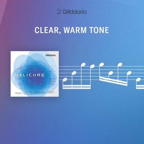 Miniatura 4 de D'Addario Helicore Orchestral Bass Single A String, escala 3/4, tensión media