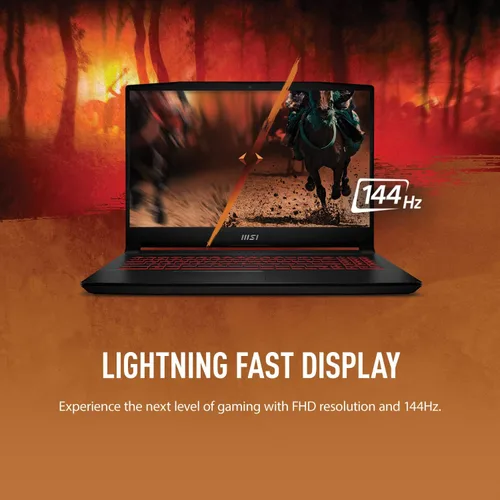 Miniatura 5 de MSI Katana GF66 15.6" 144Hz 3ms FHD Laptop para juegos Intel Core i7-11800H RTX 3060 16GB 512GB NVMe SSD Win11 (11UE-617)