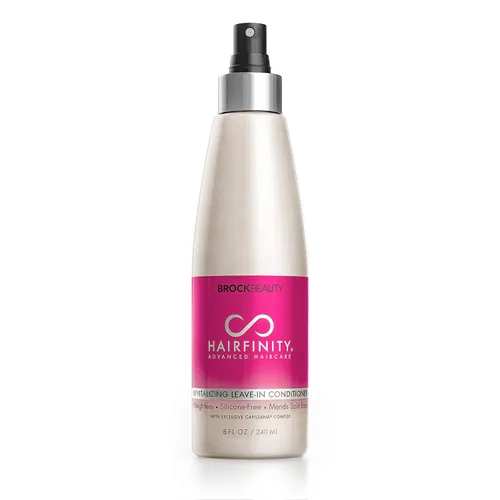 Hairfinity Acondicionador revitalizante sin enjuague – Tratamiento de crecimiento de biotina para cabello seco y dañado y cuero cabelludo – Fórmula
