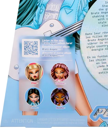Miniatura 16 de Bratz Pop Starz Jade Fashion Doll con accesorios y encanto