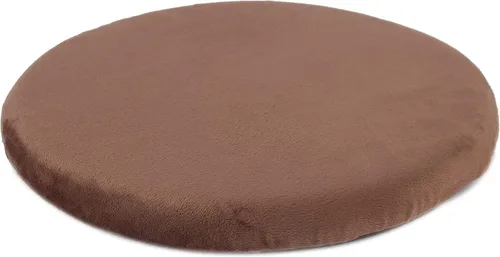 Miniatura 8 de Sigmat Cojín redondo de 13 pulgadas, cojín de espuma viscoelástica para silla pequeña, color negro