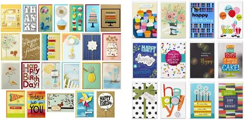 Hallmark Juego de tarjetas de felicitación surtidas hechas a mano para todas las ocasiones (paquete de 24) para felicitaciones de cumpleaños (12
