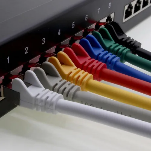 Miniatura 5 de Premium Cord Cable de conexión UTP RJ45 RJ45 Nivel 5e 0.3 ft Gris