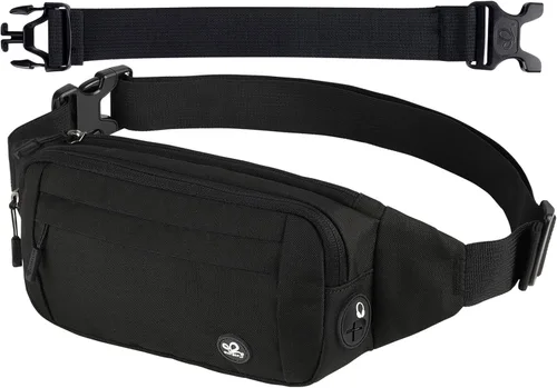 Miniatura 10 de WATERFLY Riñonera de Cintura: Bolso Pequeño de Cadera, Riñonera, Bolso de Fanny, Paquete de Fanny, Riñonera, Bolso de Cintura, Riñonera, Bolso
