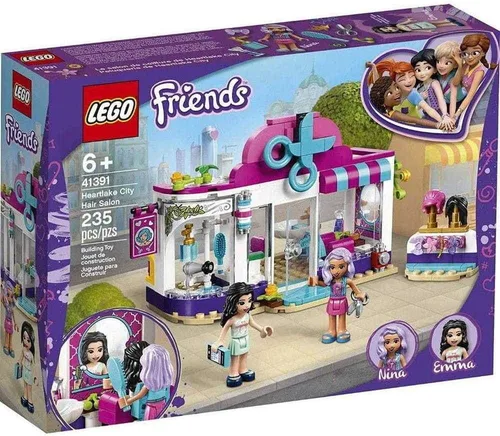 LEGO Friends Heartlake City Play Peluquería Fun Toy 41391 Kit de construcción, con el personaje de amigos Emma (235 piezas)
