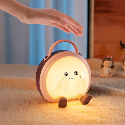 Miniatura 10 de Luz nocturna para niños, lámpara de mesa y mesita de noche inalámbrica táctil portátil para guardería, lactancia materna, dormitorio, 3 niveles