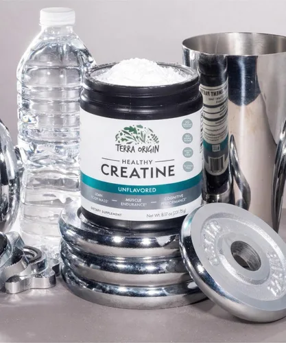 Miniatura 4 de TERRA ORIGIN Monohidrato de creatina en polvo 45 porciones Suplemento de creatina micronizada Sin sabor, creatina pura para mujeres y hombres