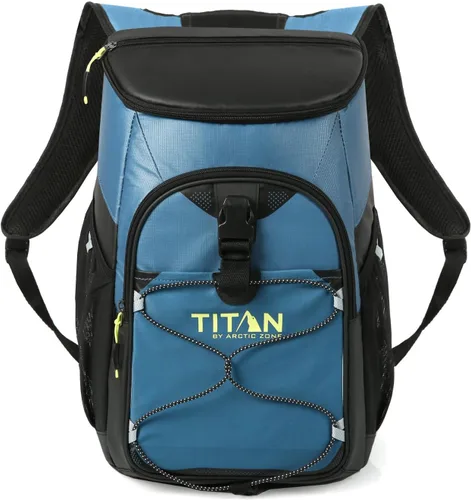 Miniatura 10 de Titan by Arctic Zone Backpack Cooler, Insulated Soft Sided Bag with Leak Proof Lining and Padded Straps, for Lunch, Picnic, and Travel, 24 Can Gris