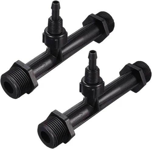 Venturi de riego de 1 pulgada, mezclador de fertilizantes, inyectores, tubo de agricultura, herramienta de plástico negro para jardín al aire libre,