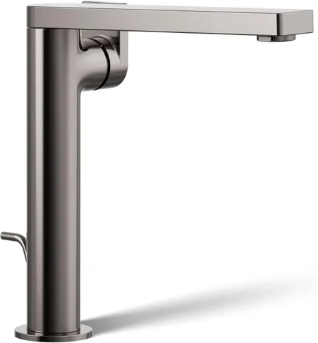 Kohler 73168-4-TT Composed - Grifo alto para lavabo de baño con manija de palanca, 1.2 gpm, titanio vibrante