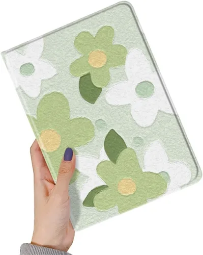 Miniatura 20 de kaidisen Funda de flores compatible con iPad de 9.7 pulgadas, 6ª y 5ª generación, iPad Air/Air 2, diseño de flores, ilustración floral con soporte