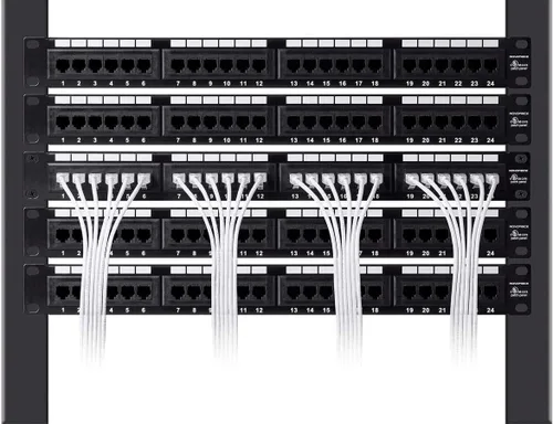 Miniatura 5 de Monoprice - Cable de conexión Ethernet Cat6 de 2 pies, azul, nivel de componente, UTP 28AWG, 550 MHz, cobre desnudo puro, sin enganches, RJ45, serie