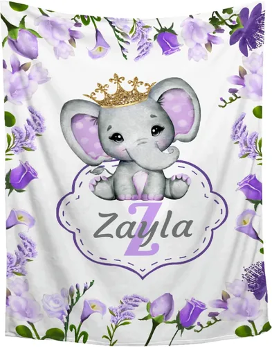 Miniatura 28 de Manta personalizada con nombre, manta personalizada para bebé, regalos conmemorativos para envolver cumpleaños de niños pequeños, mariposa