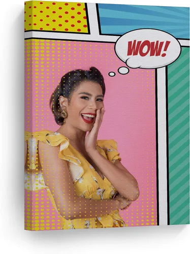 Miniatura 21 de Smile Art Design Impresión en lienzo personalizada: arte de pared con fotos personalizadas, hecho a pedido en Estados Unidos, lienzo premium