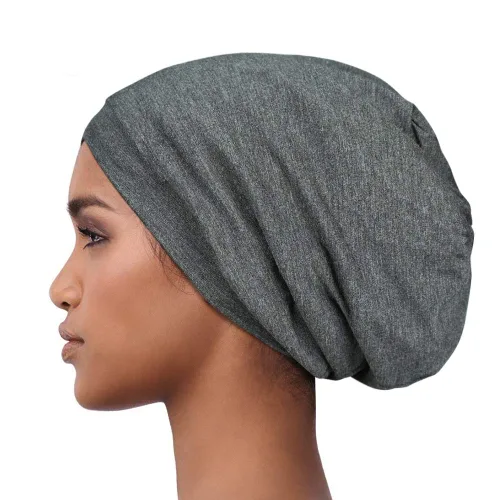 Miniatura 72 de Alnorm - Gorro con forro de satén y suave banda elástica para hombres y mujeres, talla única Se ajusta a la mayoría