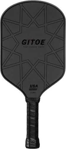 G-Pro - Paleta de pickleball T700 de fibra de carbono cruda de 0.630 in con alto giro, control y potencia, aprobada por USAPA 2025 para jugadores