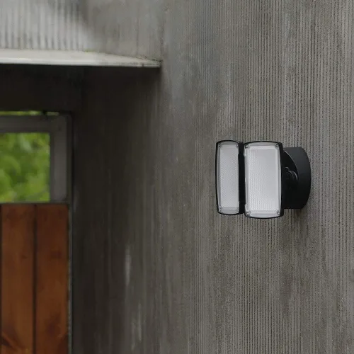 Miniatura 8 de LUTEC - Foco LED de 3500 lúmenes, 32 W, 5000 K, doble cabezal integrado, resistente al agua al atardecer y al amanecer, luz de seguridad de pared