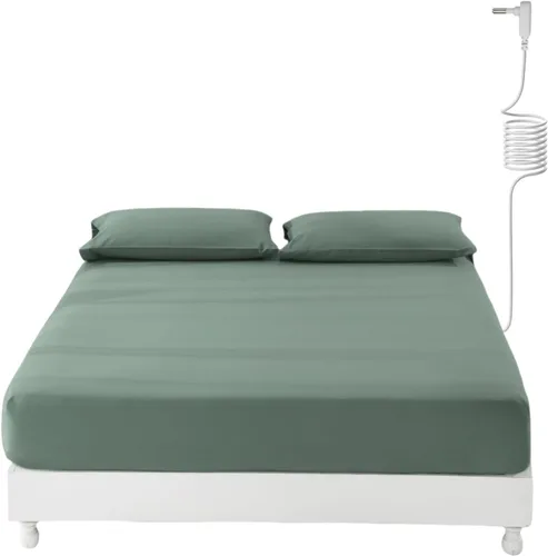 Miniatura 12 de Grounding Sheets - Sábanas de 15 pulgadas de profundidad, sábana bajera ajustable tamaño individual con cordón de tierra, 90% algodón orgánico + 10%