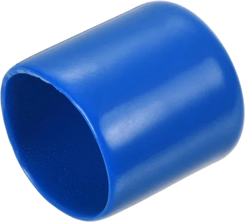 Miniatura 63 de uxcell 25 tapas de goma de 0.787 in de vinilo de identificación redonda tapa tapa de rosca de tornillo protectores negro