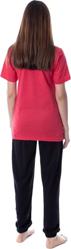 Miniatura 4 de INTIMO Peanuts Snoopy Keep Calm And Hug On - Conjunto de pijama para mujer, Multi colorido