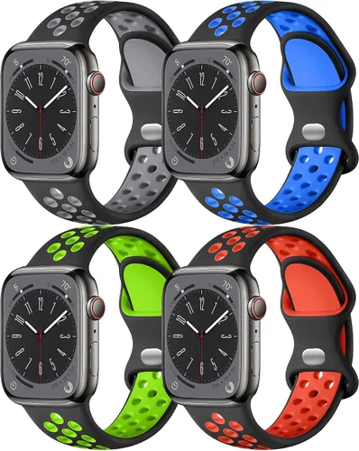 Miniatura 8 de Correa deportiva para correas de Apple Watch de 1.811 in 1.654 in 1.772 in 1.614 in 1.732 in 1.575 in 1.496 in Ultra/2 1.929 in para mujeres