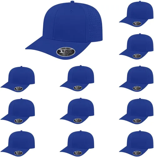 Miniatura 53 de Cap America i8533 Flexfit 110 Gorra Snapback Perforada de Rendimiento de Perfil Medio de 6 Paneles con Protección UV y Snapback Ajustable