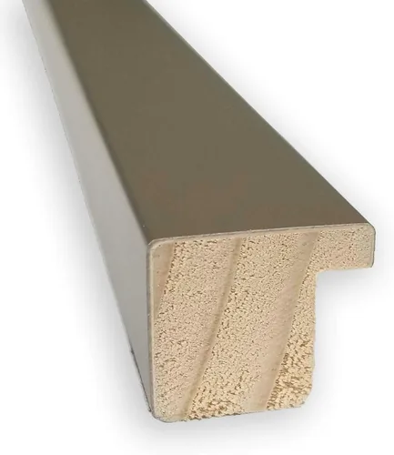 Miniatura 2 de Amanti Art Espejo de baño gris para sobre el fregadero, espejo rectangular gris arcilla esbelta de 24 x 30 pulgadas, marco de madera contemporánea