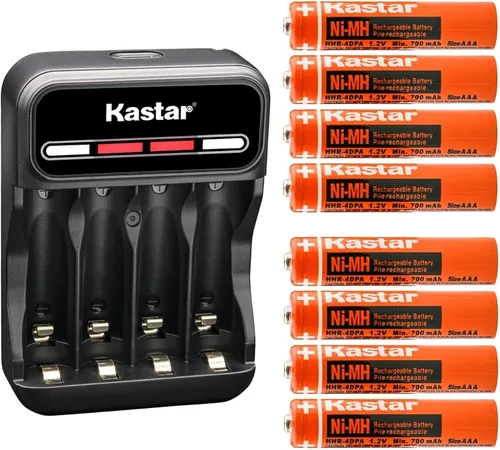 Miniatura 8 de Kastar Cargador USB inteligente CMH4 compatible con Panasonic KX-TG9332 KX-TG9332S KX-TG9332T KX-TG9333 KX-TG9333PK KX-TG9333T KX-TG9334 KX-TG9334PK