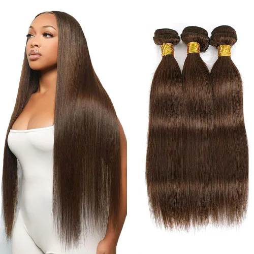 Miniatura 138 de Color 30 paquetes de cabello humano marrón onda del cuerpo paquetes 8 10 12 pulgadas brasileño virgen Remy extensiones de cabello humano doble trama