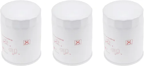 Miniatura 2 de JZGRDN 3 filtros de combustible 16631-43560 HH166-43560 compatibles con Kubota V2203 V3307 Motor SSV65 SSV75 SVL75 SVL90 Cargador M5700 M6800 M8200