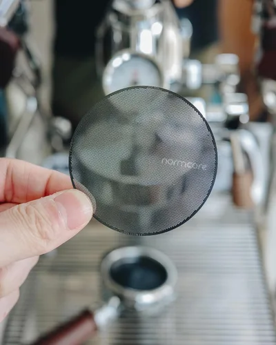 Miniatura 2 de Normcore 58,5mm Ultra-delgado 0,2 mm Pantalla de Disco - Pantalla de Ducha Inferior - Filtro de Café Metálico Reutilizable para Portafiltro de 58mm