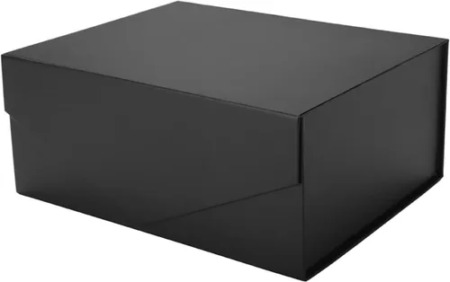 Miniatura 38 de PACKHOME Caja de regalo de 9 x 6.5 x 3.8 pulgadas, caja plegable rectangular con tapa magnética para embalaje de regalo (rosa mate, textura de grano)