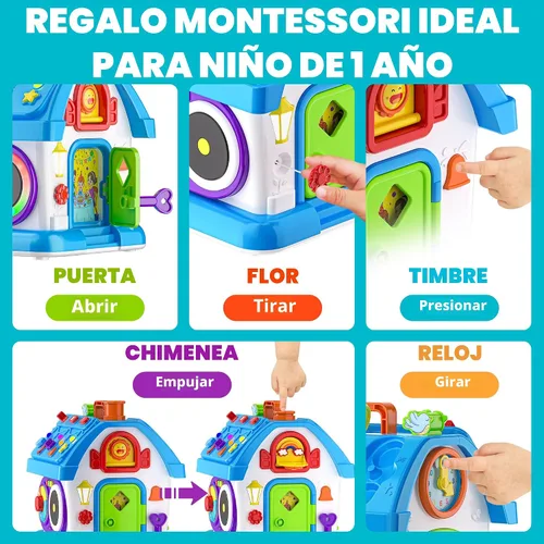 Miniatura 3 de Hurdaos Juguetes Montessori para bebés de 1 año. Regalos para niños y niñas, primer cumpleaños para niños y niñas de un año, primer regalo, juguete