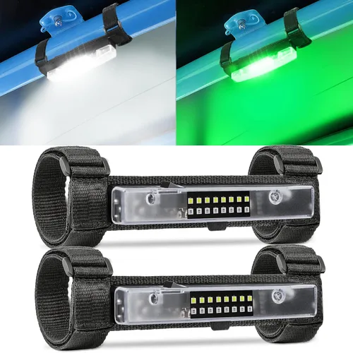 Miniatura 10 de Luz de cúpula UTV alimentada por baterías, montaje en barra enrollable, luz interior LED, luces de persecución, luces de mapa para UTV SXS Polaris