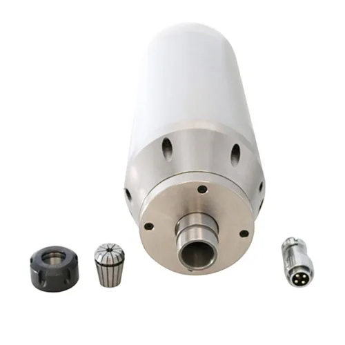 Miniatura 2 de Motor de husillo CNC ATO, 6kW trifásico 380V refrigerado por agua Motor de husillo CNC 14.5A φ125mm ER25 Collets 400Hz 24000rpm, para máquinas CNC