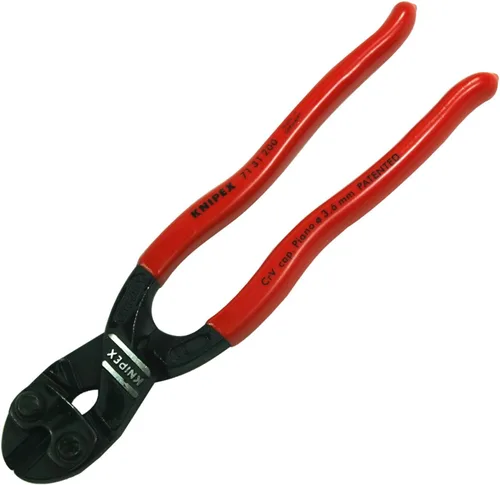 Miniatura 4 de Herramientas KNIPEX - Cortador de pernos compacto CoBolt S con hoja con muesca (71 31 160), de 6 pulgadas - 7131160