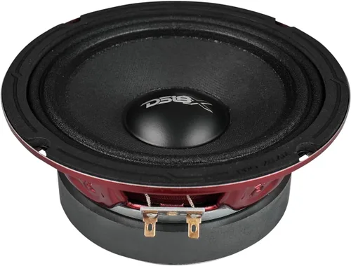 Miniatura 7 de DS18 PRO-X6M - Altavoz de 6.5 pulgadas, rango medio, bala de aluminio roja, 500 W máximo, 250 W RMS, 4 ohmios, altavoces de puerta de audio de alta