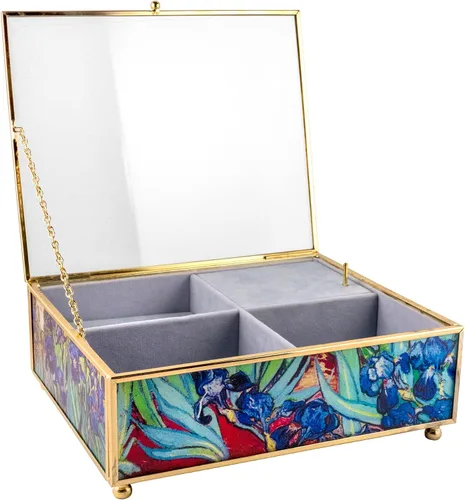 Miniatura 2 de The San Francisco Music Box Company Joyero musical de cristal Iris