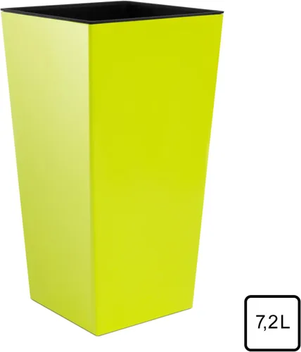 Miniatura 13 de Prosper Plast DURS125-S433 Urbi - Maceta cuadrada (5.0 x 5.0 x 7.9 in), color gris