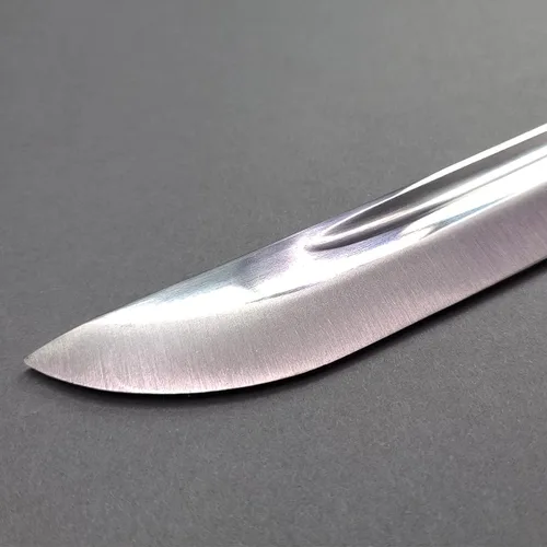 Miniatura 6 de Musha Samurai Wakizashi táctico hecho a mano de 31 pulgadas con hoja de espiga completa de acero al carbono 1045. para colecciones
